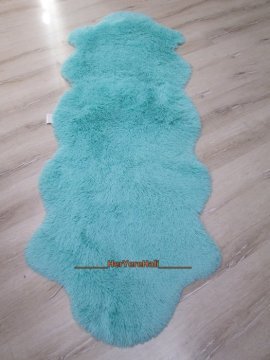 YAMALI home Peluş Tavşan Tüyü 70x200cm Kaymaz Tabanlı Post Halı