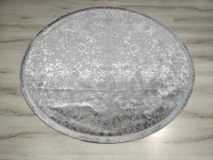 Yamalı Home Halı Perla 2401 Gri Kadife İnce Halı