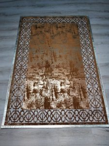 Deri Tasarım Halı R1006-RV09 Tarçın Kahve 120x180 cm