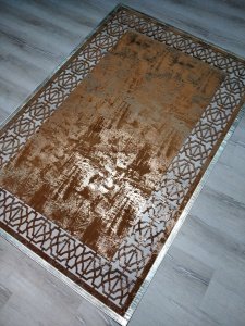 Deri Tasarım Halı R1006-RV09 Tarçın Kahve 120x180 cm