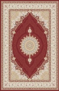 Türkmen Halı İpek Hereke 4591Kırmızı Salon Halısı 160x230 cm