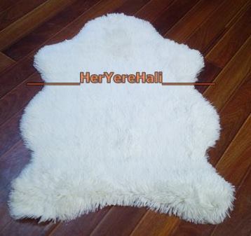 Doğuş Peluş Tavşan Tüyü 100x140cm Kaymaz Tabanlı Post Halı