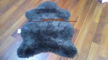 Doğuş Peluş Tavşan Tüyü 140x200cm Kaymaz Tabanlı Post Halı Beyaz