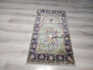 Bambu Halı Seccade SEC16A Yeşil Namazlık 70x110 cm