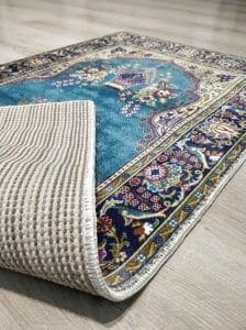 Bambu Halı Seccade SEC15 Turkuaz Namazlık 70x110 cm