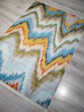 Halı Sarayı Rengin Kilim RN006J Rengarenk Kilim 80x150 cm