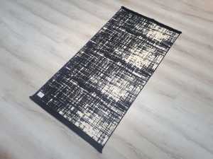 EvaLife File Siyah Baskı Kilim 80x150 cm