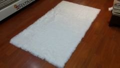Doğuş Tavşan Tüyü Beyaz 80cm Kesme Yolluk