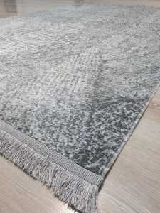 Eko Halı Sateen ST03GreyXW Gri İnce Halı 120x180 cm