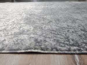 Eko Halı Sateen ST03GreyXW Gri İnce Halı 120x180 cm