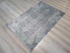 Eko Halı Sateen ST03GreyXW Gri İnce Halı 120x180 cm