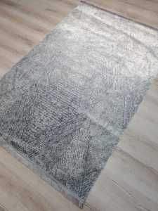Eko Halı Sateen ST03GreyXW Gri İnce Halı 120x180 cm