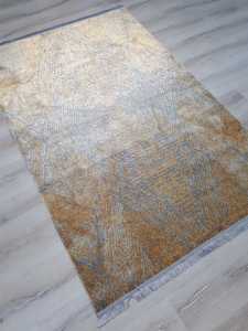 Eko Halı Sateen ST03GreyXW Gri İnce Halı 120x180 cm