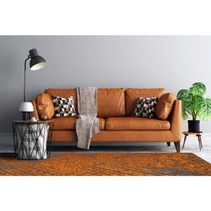 Eko Halı Capella CPL01 Antrasit Terra İnce Dokuma Halı 135x200 cm
