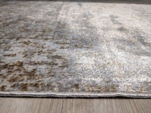 Norm Pırıltı A424Bakır Gri İnce Halı 100x200 cm