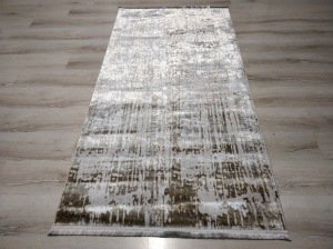 Norm Pırıltı A421Bakır Gri İnce Halı 100x200 cm