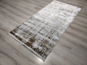 Norm Pırıltı A421Bakır Gri İnce Halı 100x200 cm