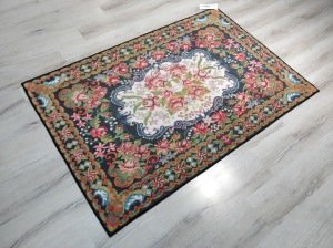 Madalyon 35-001 Rengarenk Patchwork Çift Taraflı Kilim 115x170 cm