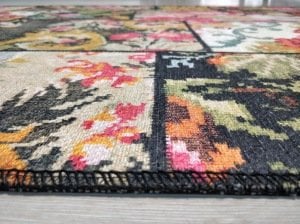 Madalyon 35-001 Rengarenk Patchwork Çift Taraflı Kilim 115x170 cm