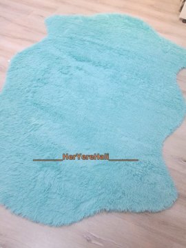 Doğuş Peluş Tavşan Tüyü 80x140cm Kaymaz Tabanlı 2Kafa Post Halı