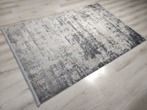 Eko Halı Cordoba DB01Denim Buz Gri 160x230cm İpekli İnce Salon Halısı