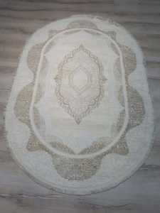 Armis Halı Senfoni A153C Bej  Gold Oval Halı 120x180 cm