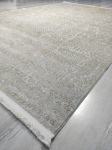 Eko Halı Cordoba DB04Ivory Bej 160x230 cm İpekli İnce Salon Halısı