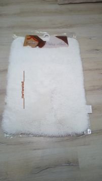 Doğuş Peluş Tavşan Tüyü Beyaz 3'lü Klozet Takımı