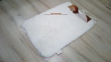 Doğuş Peluş Tavşan Tüyü Beyaz 3'lü Klozet Takımı