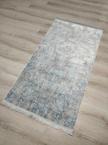 Eko Halı Sateen ST06AquaXW Turkuaz İnce Halı 80x150 cm