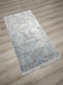 Eko Halı Sateen ST06AquaXW Turkuaz İnce Halı 80x150 cm