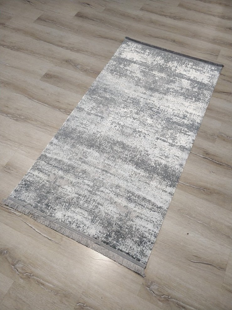 Eko Halı Sateen ST01Gri XW İnce Halı 80x150 cm