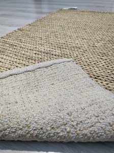 Eko Halı Flatweave Choti Krem Hasır Halı 80x150 cm