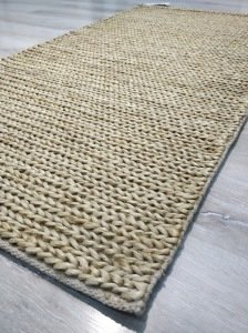 Eko Halı Flatweave Choti Krem Hasır Halı 80x150 cm