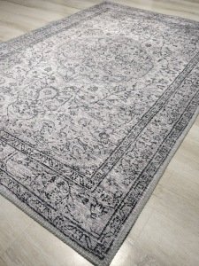 Madalyon 35-005Gri Vintage Çift Taraflı Kilim 115x170 cm