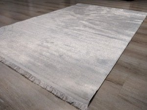 Eko Halı Sateen ST09BeyazXW Beyaz İnce Halı 120X180 cm