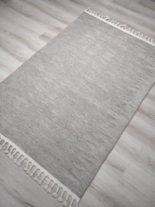 Tarz Wool 20-002Taş Vizon Yün Dokuma Kilim 125x180 cm