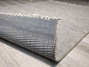 Tarz Wool 20-002Taş Vizon Yün Dokuma Kilim 125x180 cm