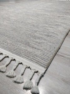 Tarz Wool 20-002Taş Vizon Yün Dokuma Kilim 125x180 cm