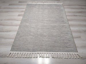 Tarz Wool 20-002Taş Vizon Yün Dokuma Kilim 115x170 cm