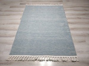 Tarz Wool 20-002Mavi Yün Dokuma Kilim 115x170 cm