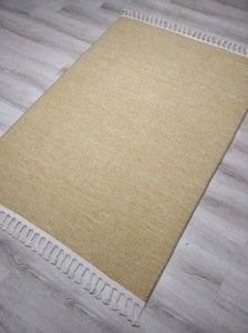 Tarz Wool 20-002Sarı Yün Dokuma Kilim 115x170 cm