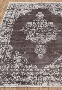 Yamalı Home Heritage 615Coffeeko Kahve Vizon Salon Halısı 160x230 cm