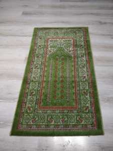 1+1 = 2 Adet Halı Sarayı Asya Namazlık Seccade İnce 503KY7 Kiremit Simli 65x115 cm