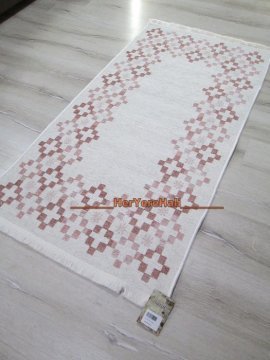 YamalıHome Şönil Kilim 1440 Pembe 80x150cm