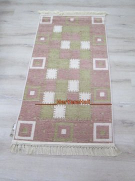 YamalıHome Şönil Kilim 1420 Pembe 80x150cm