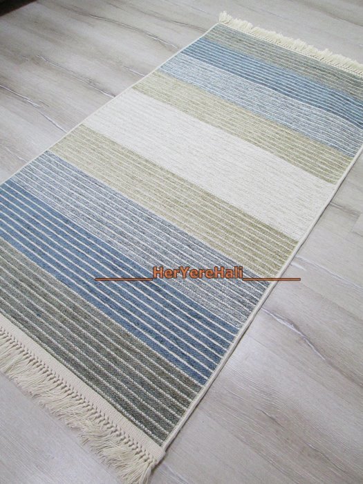 YamalıHome Şönil Kilim 1419 Mavi 80x150cm