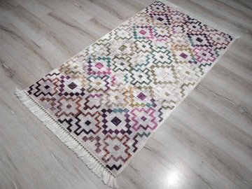 YamalıHome Style V4154 Rengarenk 80x150 cm Baskı Kilim