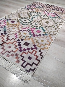 YamalıHome Style V4154 Rengarenk 80x150 cm Baskı Kilim