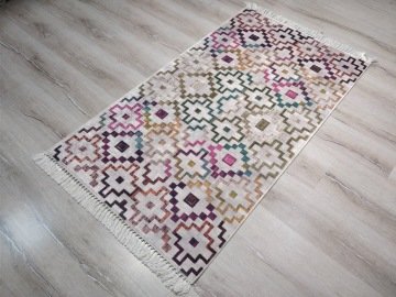 YamalıHome Style V4154 Rengarenk 80x150 cm Baskı Kilim